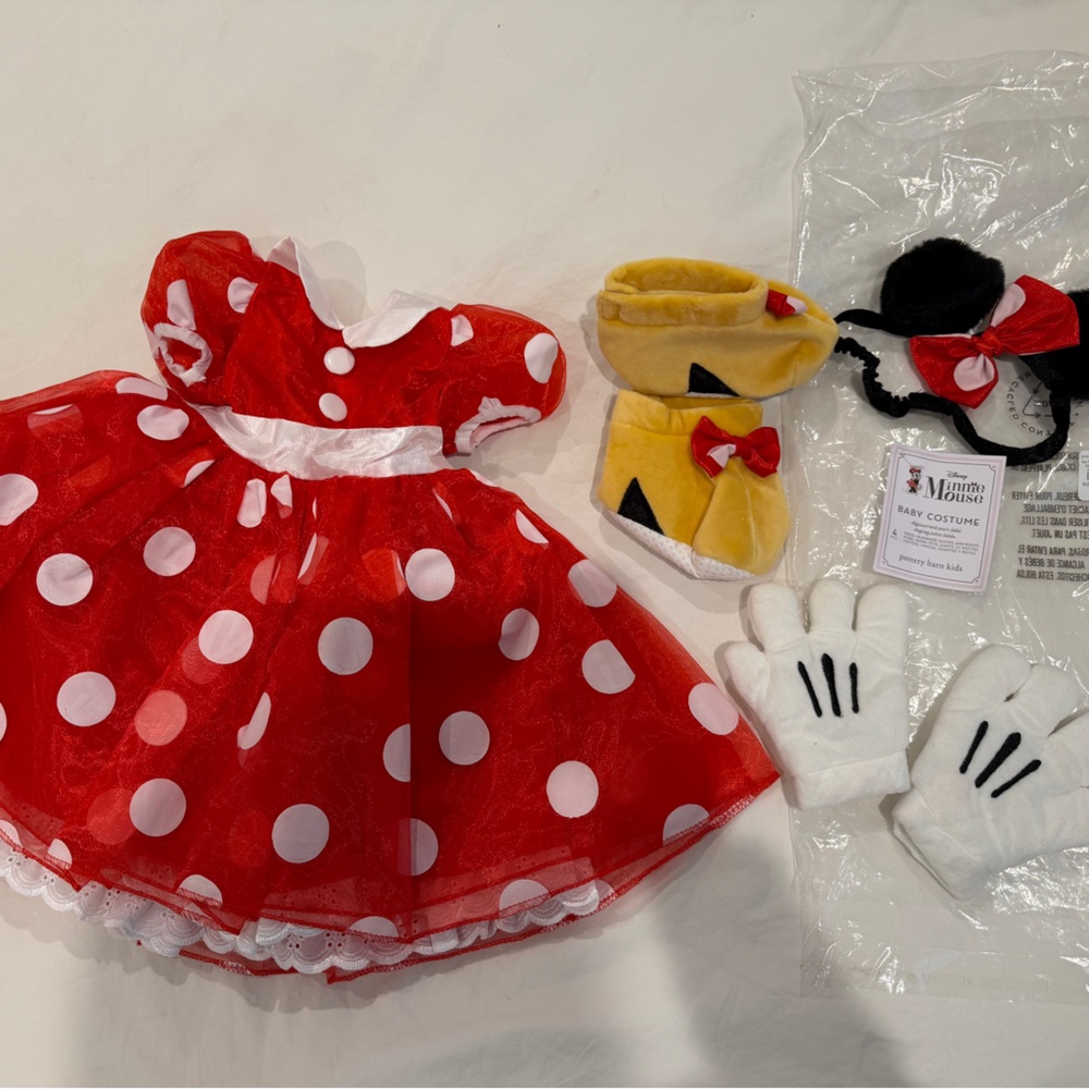 Pottery Barn Minnie Mouse Costume 6-12 Months